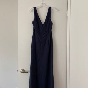 Navy blue bridesmaid dress